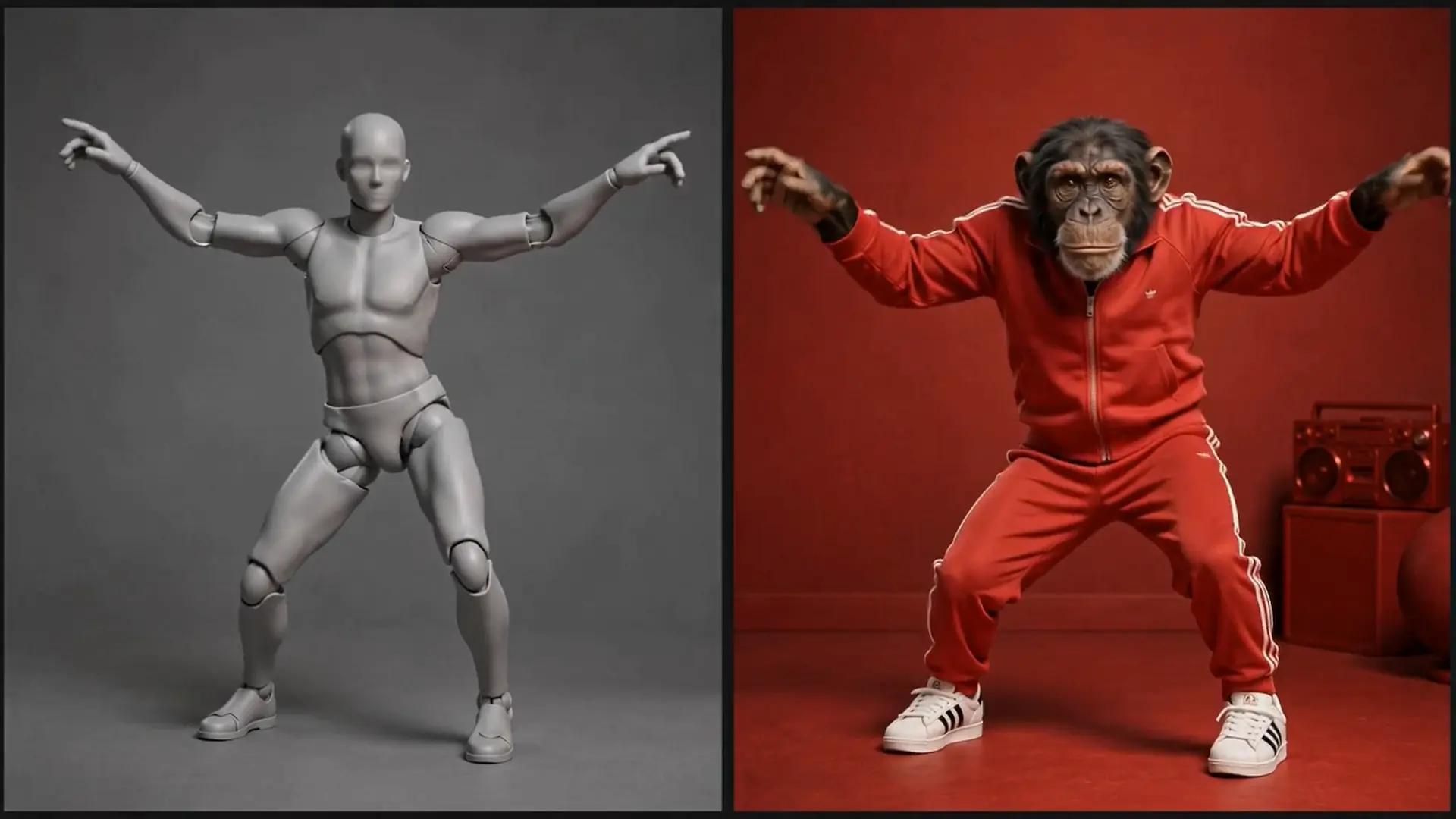 C4D render → AI motion preview