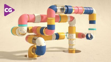 C4D Pipes Cinema 4D Tutorial Free Project