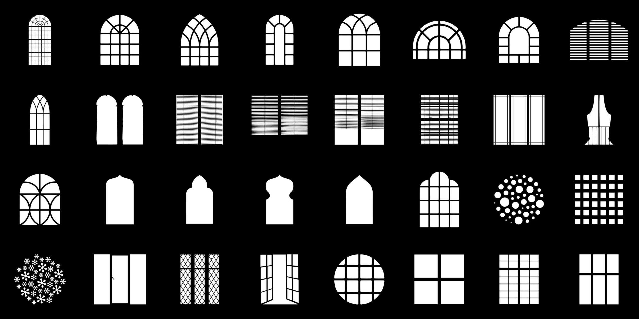 Silhouette Window Gobos for Cinema 4D and Redshift