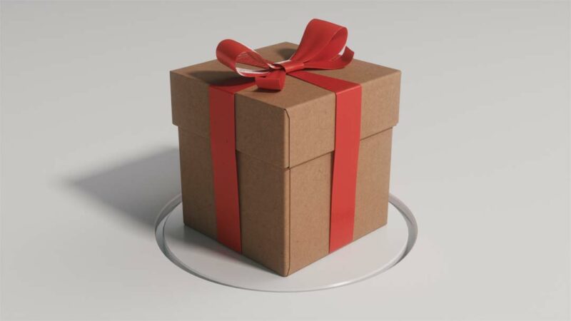 Cinema 4D Gift Box Reveal