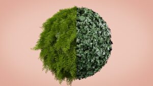 Cover Objects with Plants in C4D