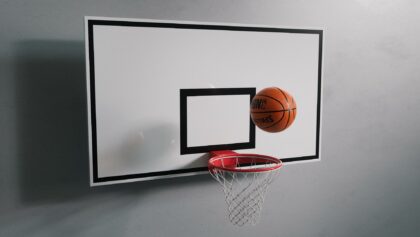 Basketball 3D model in Cinema 4D