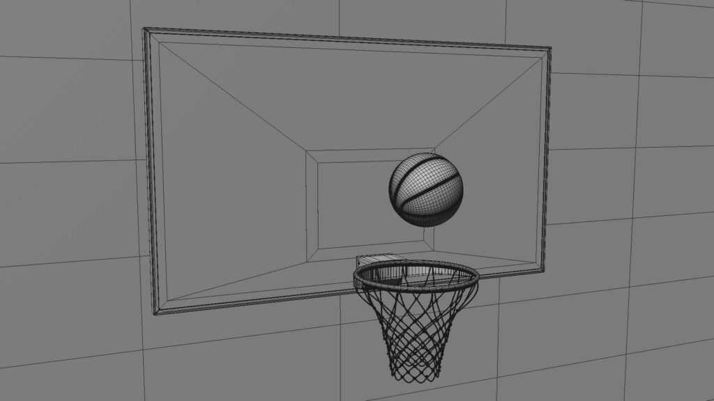 basketball wireframe
