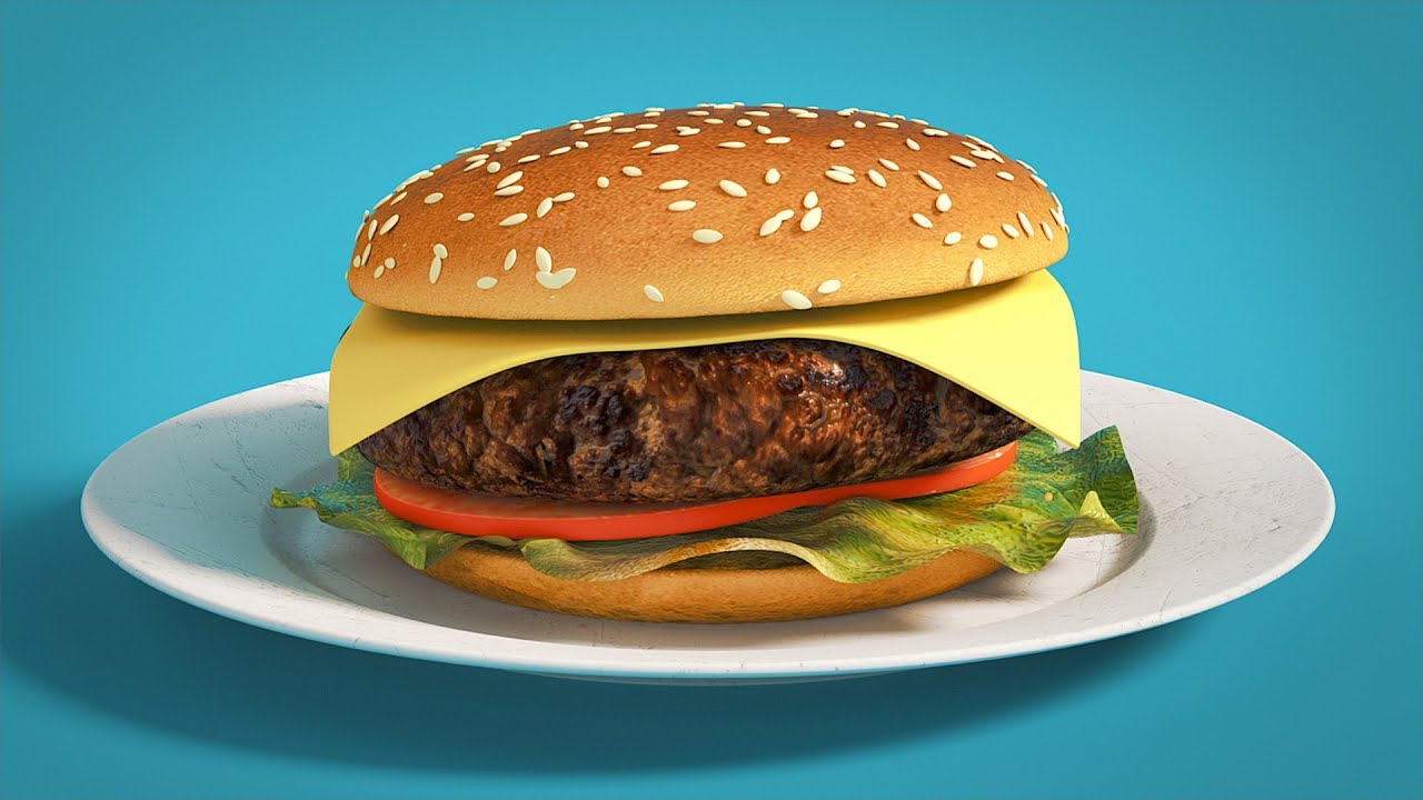 C4D Softbody Dynamics Burger Cinema 4D Tutorial Free Project