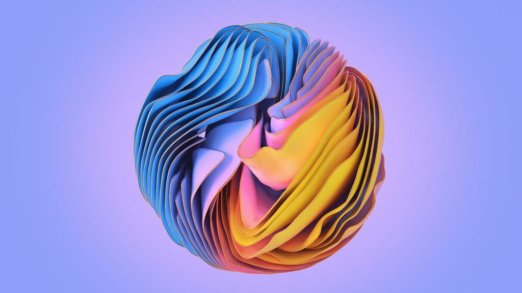 Houdini Abstract Swirl