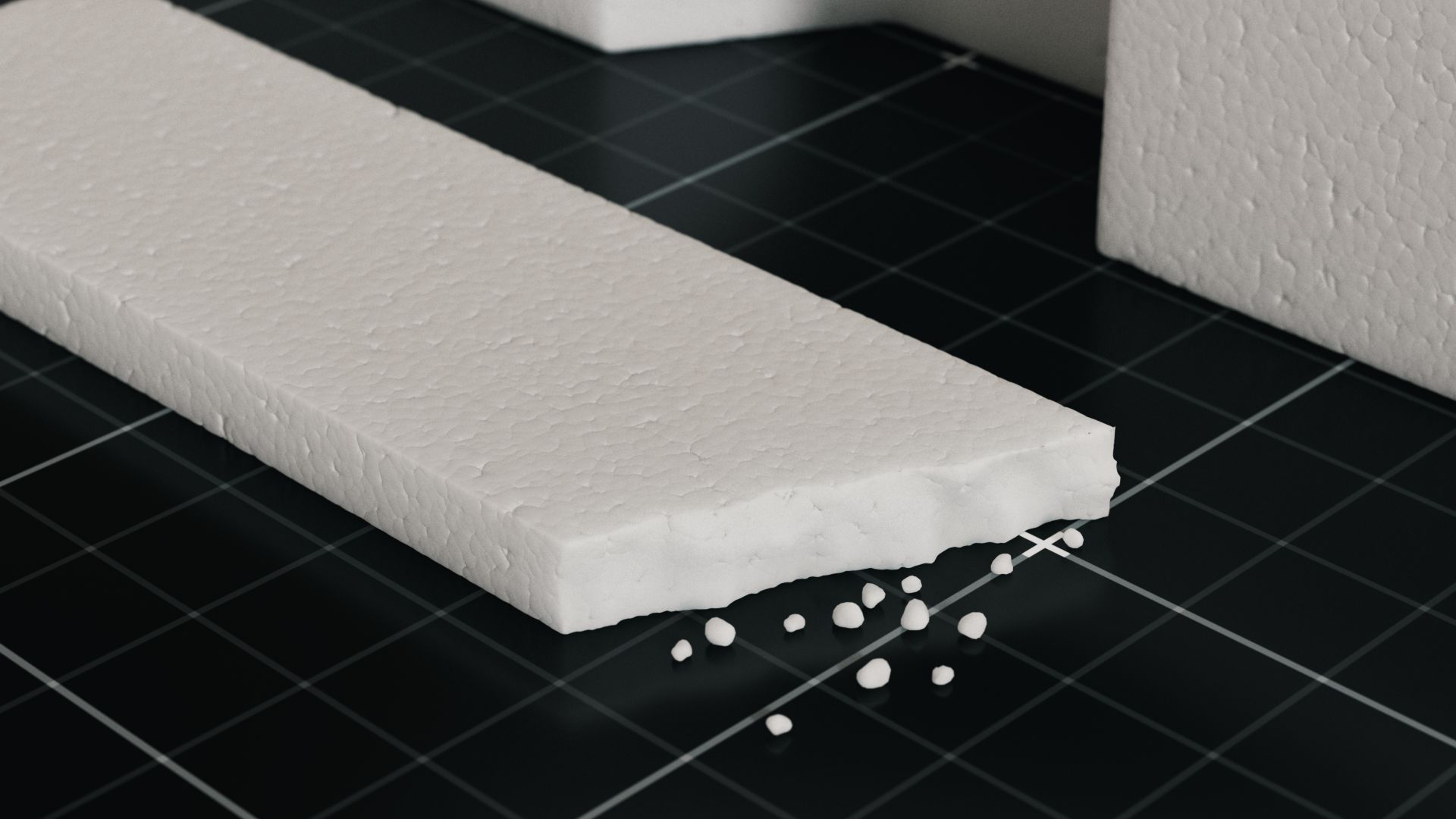 Styrofoam or Polystyrene in Cinema 4D