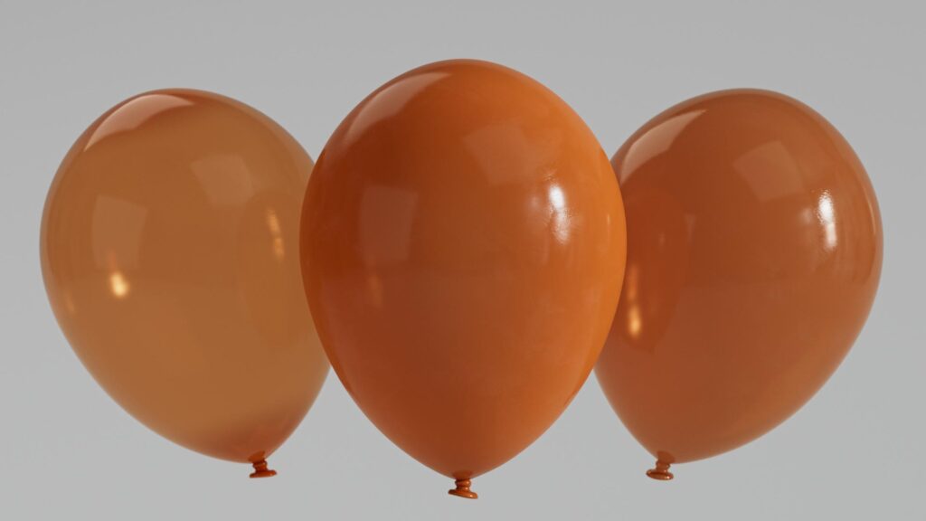 orange balloon