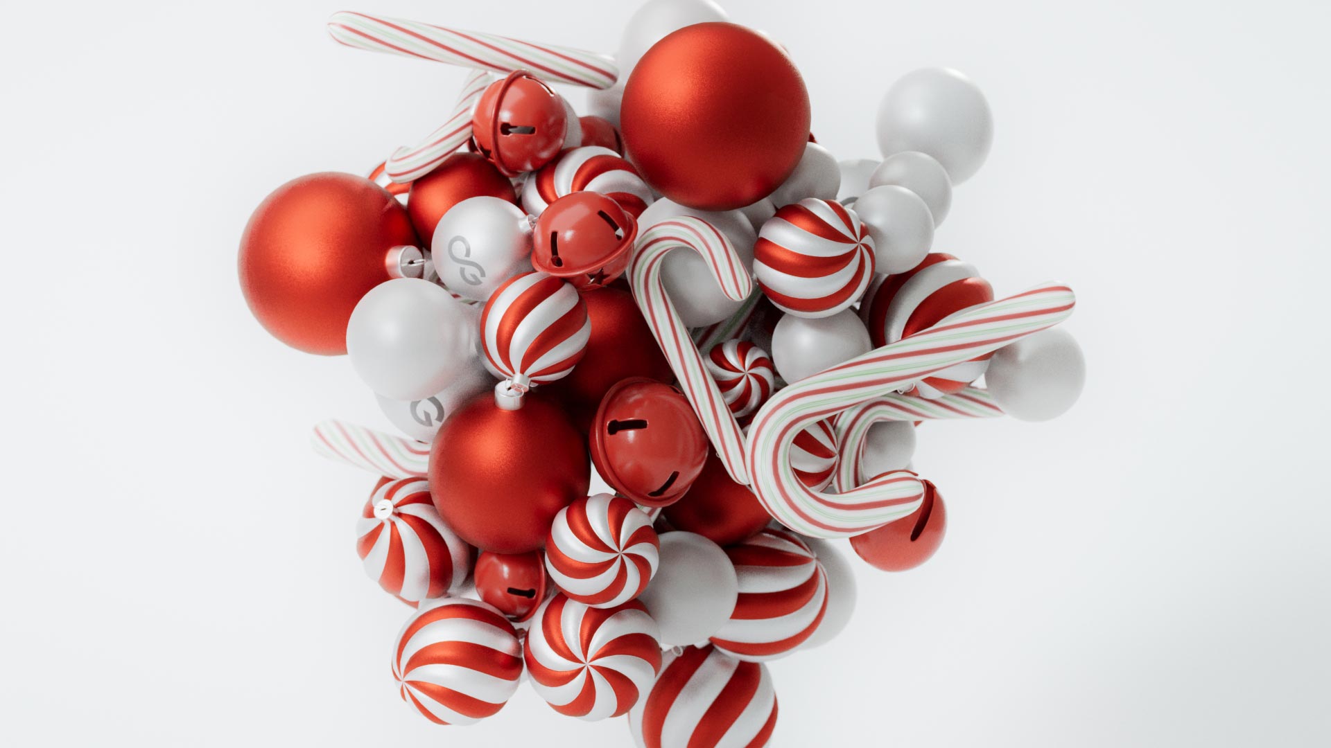 cinema 4d christmas baubles